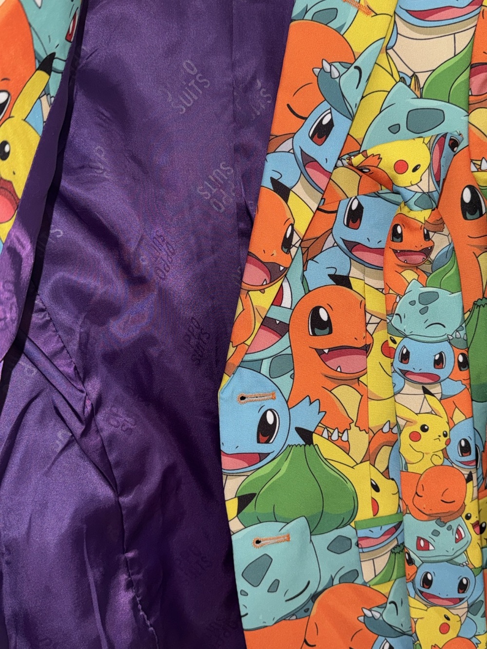 OppoSuits Pokémon Starter Characters Blazer & Tie Size 12Y - Picture 4 of 6